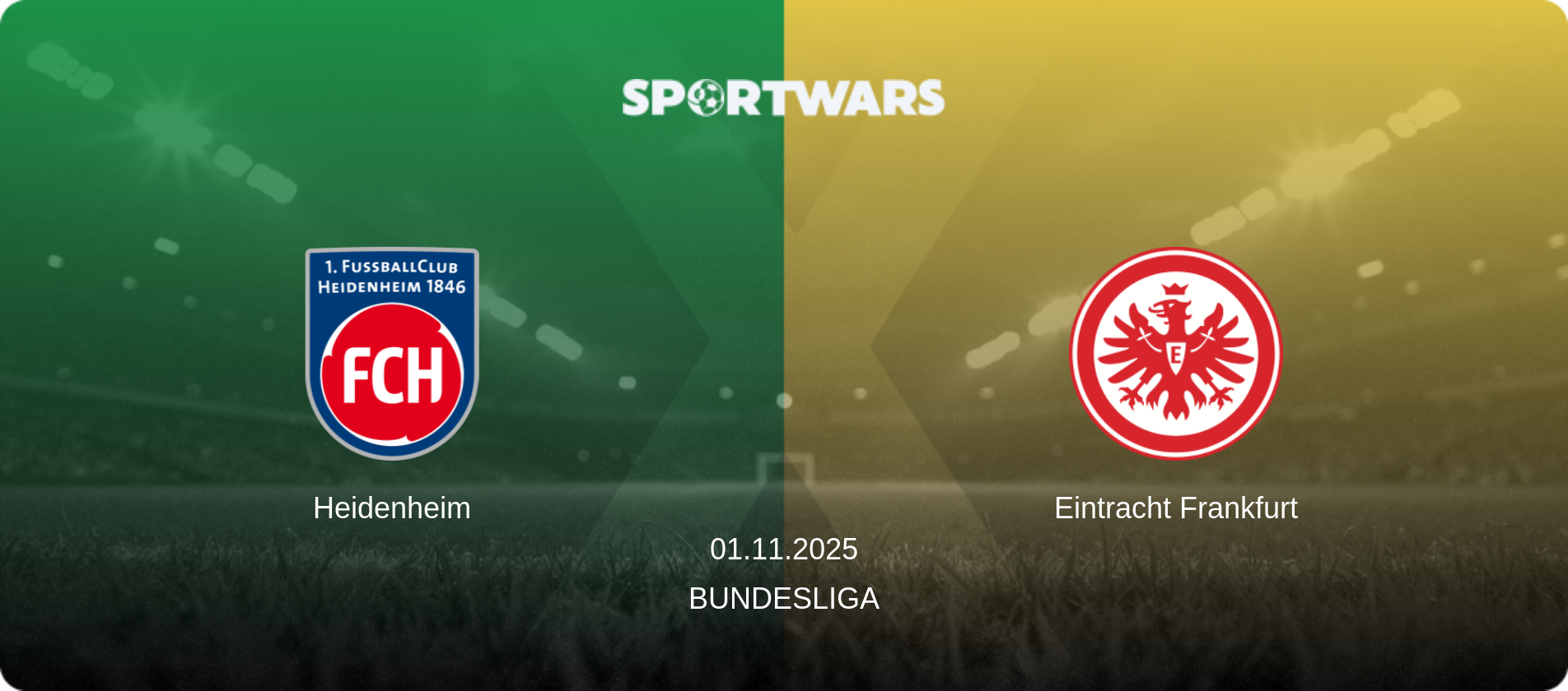 Heidenheim — Eintracht Frankfurt, 01.11.2025 — Bundesliga (match preview)