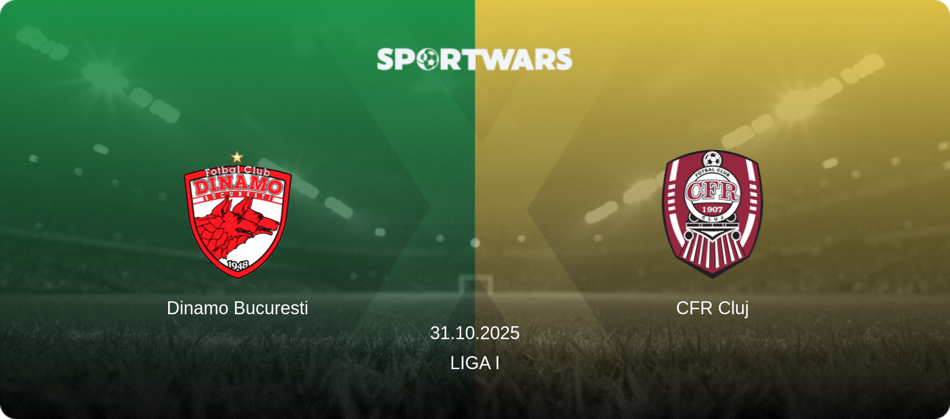 Dinamo Bucuresti — CFR Cluj, 31.10.2025 — Liga I (match preview)