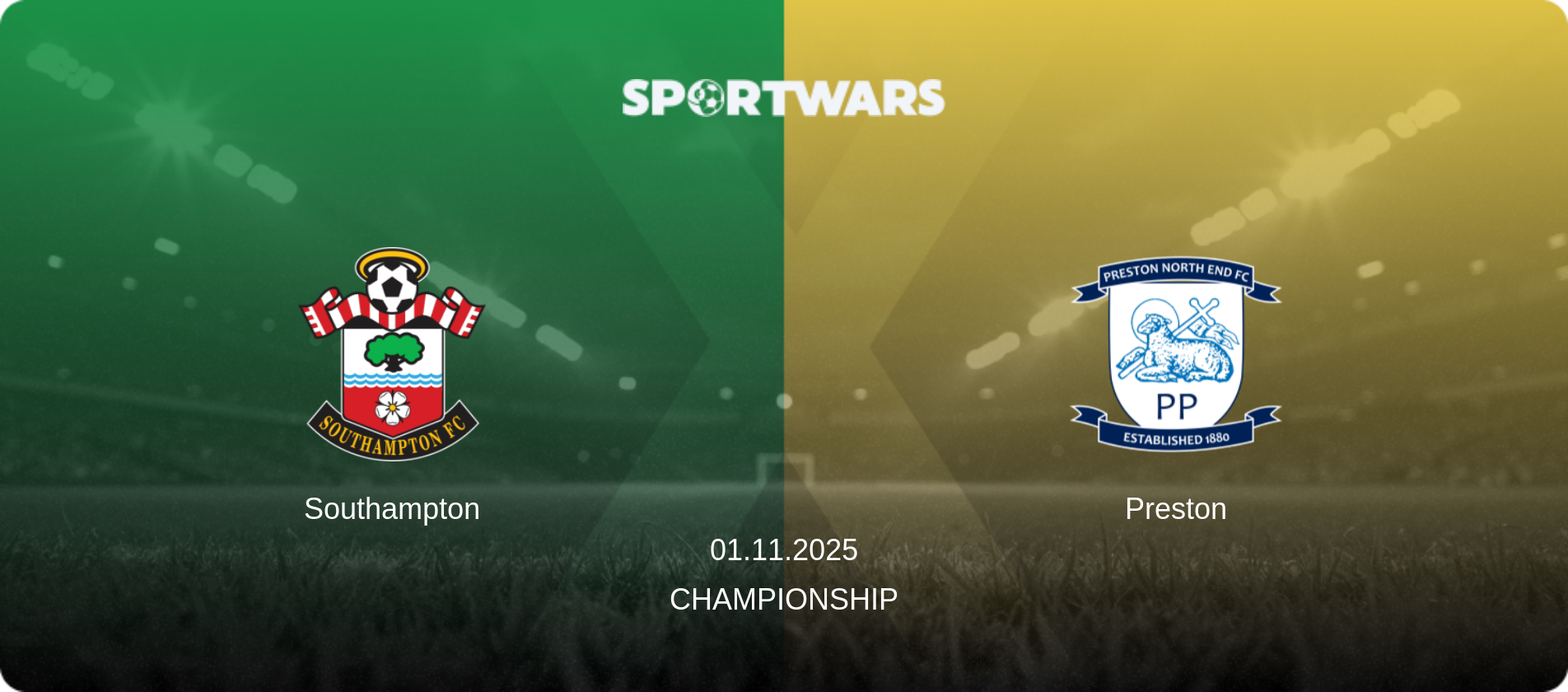 Southampton — Preston, 01.11.2025 — Championship (match preview)