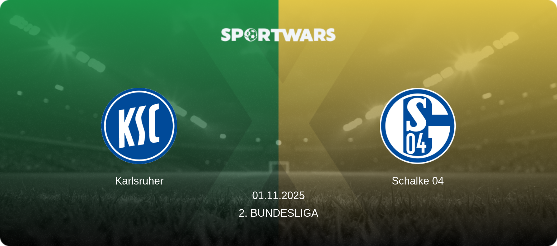 Karlsruher — Schalke 04, 01.11.2025 — 2. Bundesliga (match preview)