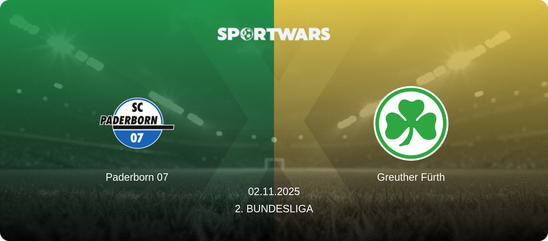 Paderborn 07 — Greuther Fürth, 02.11.2025 — 2. Bundesliga (match preview)