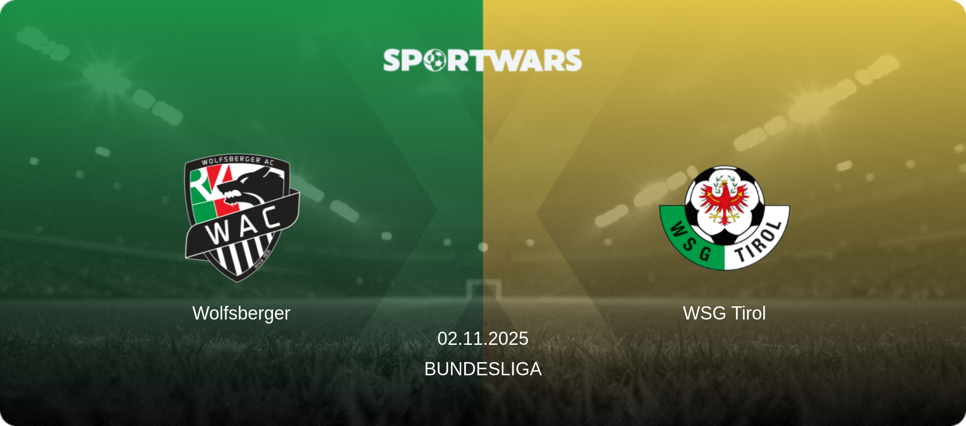 Wolfsberger — WSG Tirol, 02.11.2025 — Bundesliga (match preview)