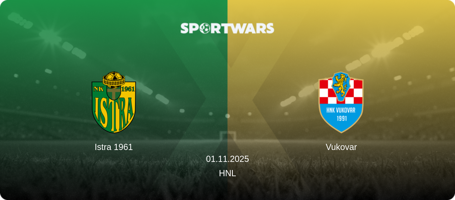 Istra 1961 — Vukovar, 01.11.2025 — HNL (match preview)