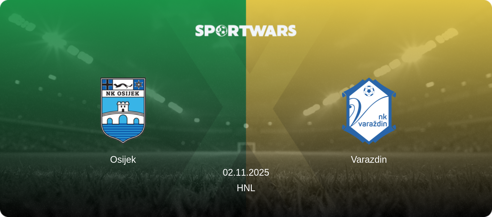 Osijek — Varazdin, 02.11.2025 — HNL (match preview)