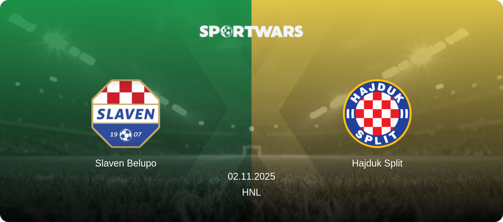 Slaven Belupo — Hajduk Split, 02.11.2025 — HNL (match preview)