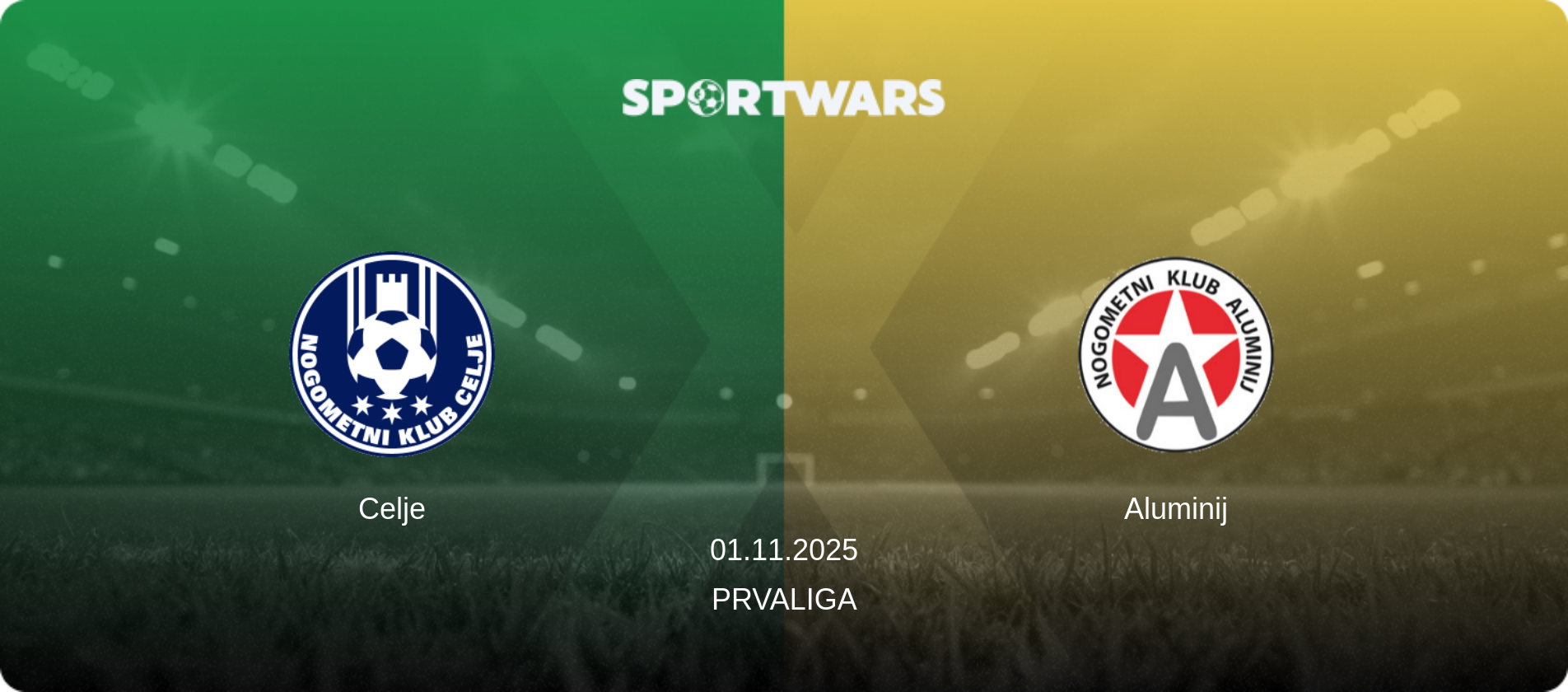 Celje — Aluminij, 01.11.2025 — PrvaLiga (match preview)