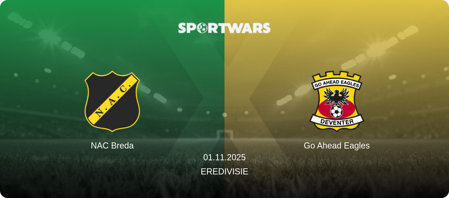 NAC Breda — Go Ahead Eagles, 01.11.2025 — Eredivisie (match preview)
