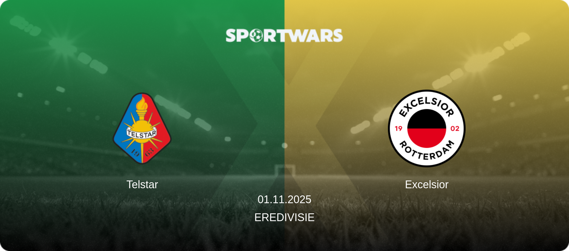 Telstar — Excelsior, 01.11.2025 — Eredivisie (match preview)