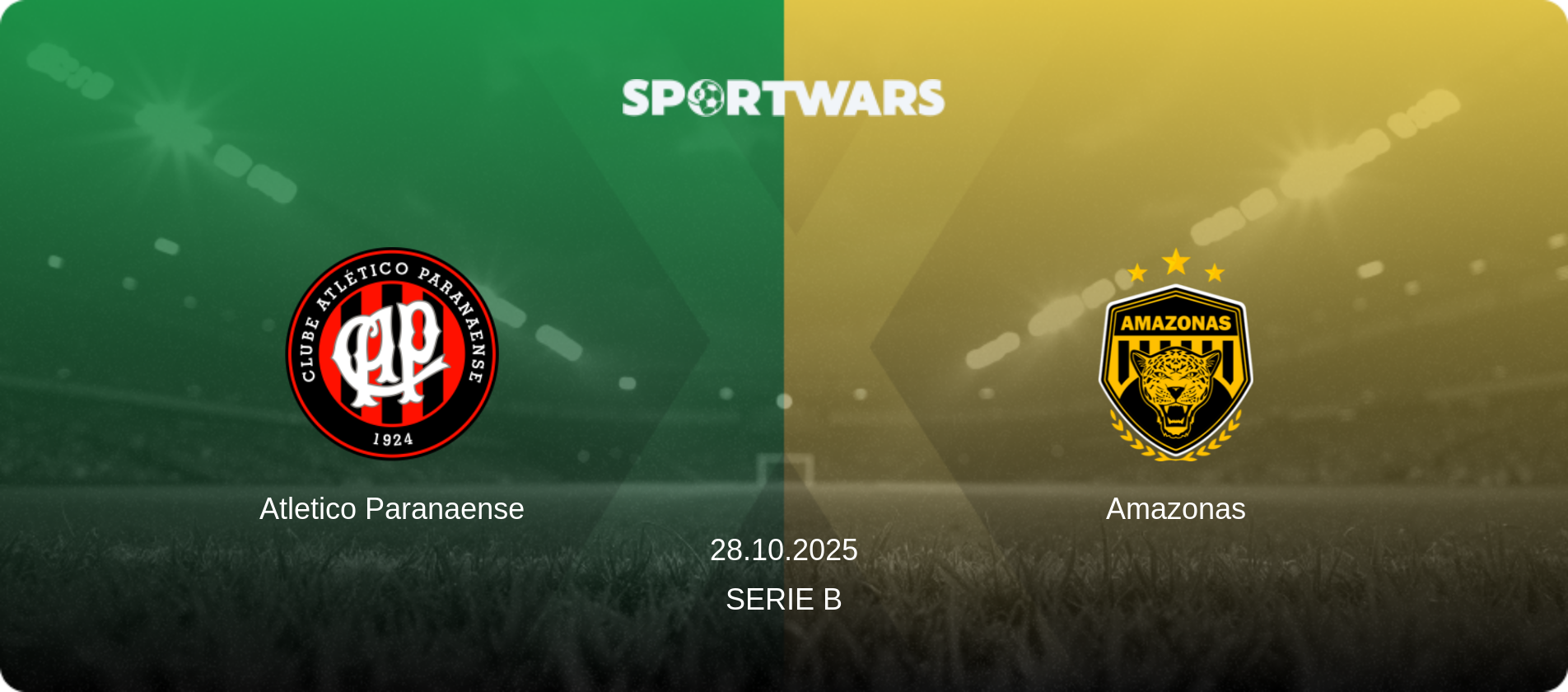 Atletico Paranaense — Amazonas, 28.10.2025 — Serie B (match preview)