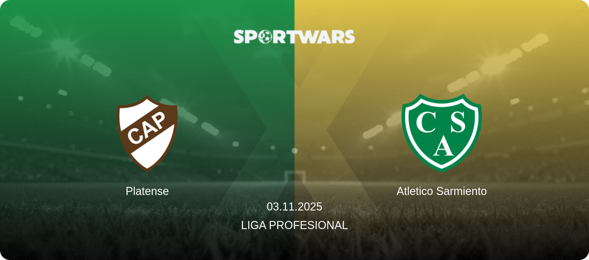 Platense — Atletico Sarmiento, 03.11.2025 — Liga Profesional (match preview)