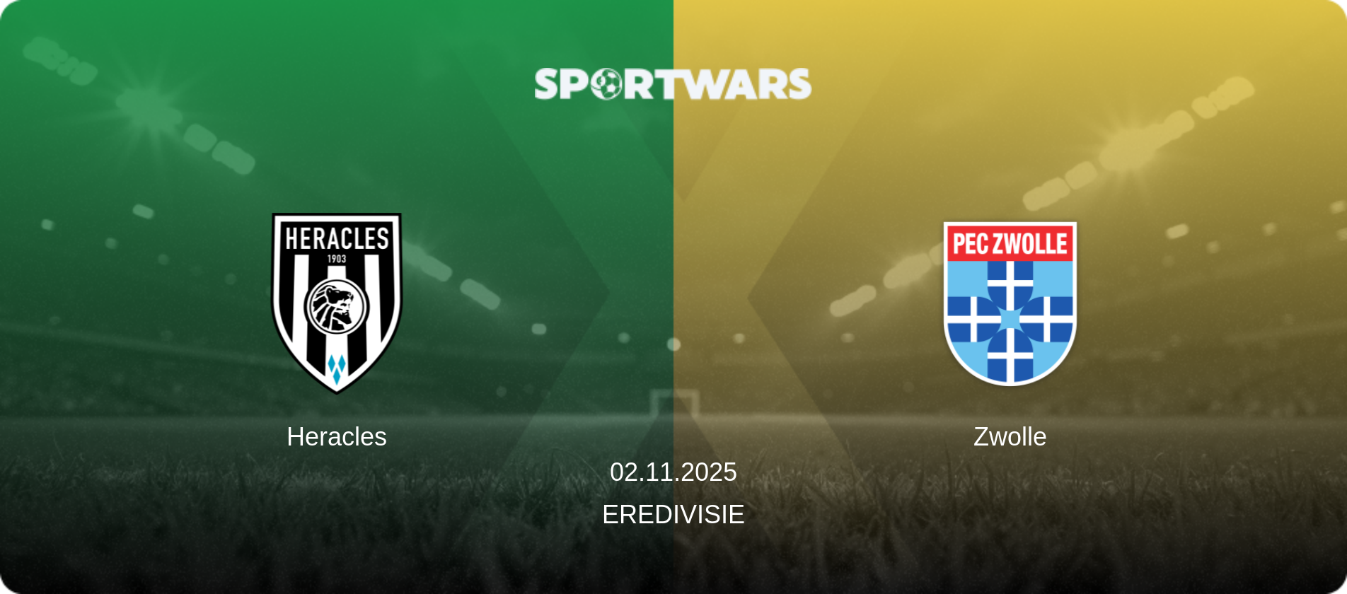 Heracles — Zwolle, 02.11.2025 — Eredivisie (match preview)