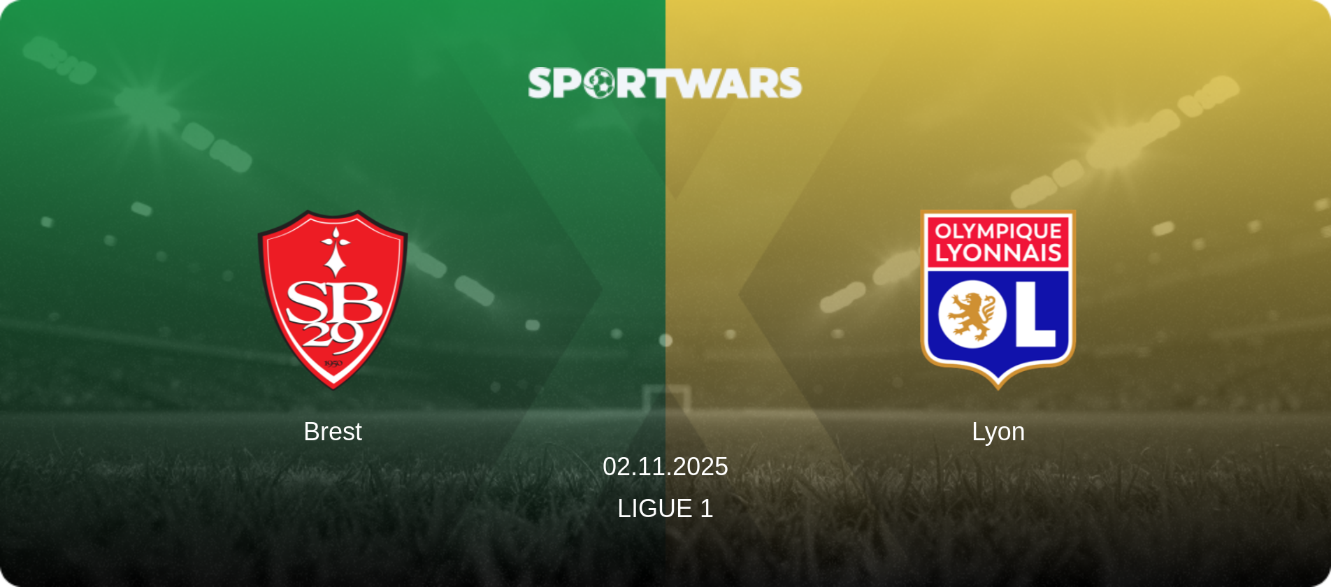 Brest — Lyon, 02.11.2025 — Ligue 1 (match preview)