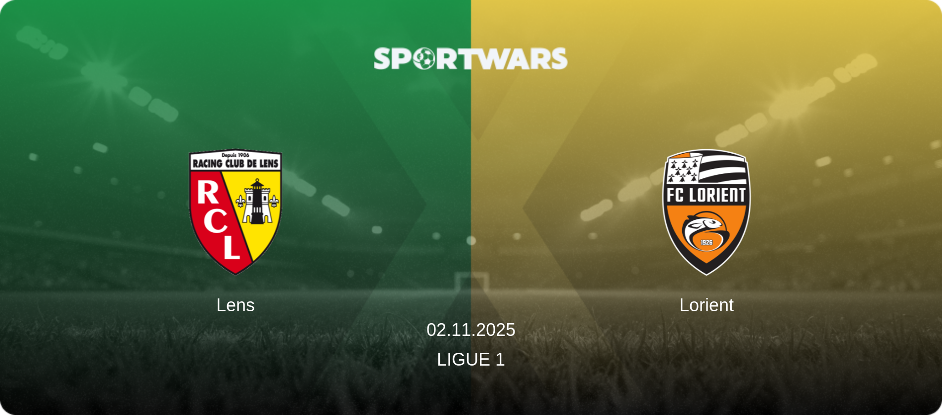 Lens — Lorient, 02.11.2025 — Ligue 1 (match preview)