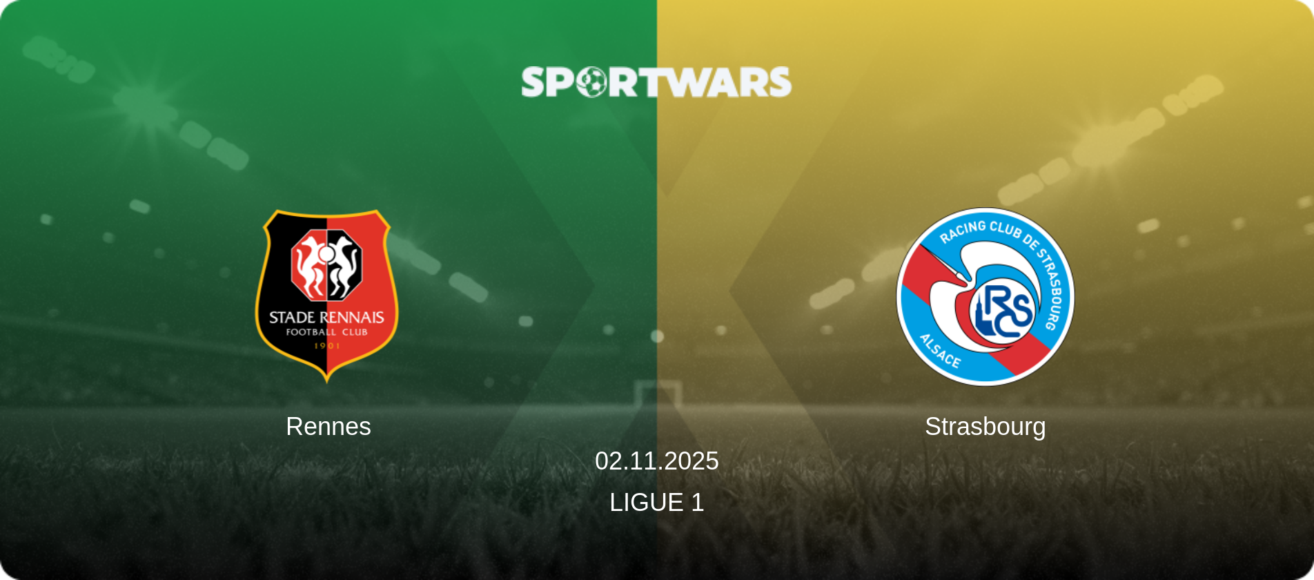 Rennes — Strasbourg, 02.11.2025 — Ligue 1 (match preview)