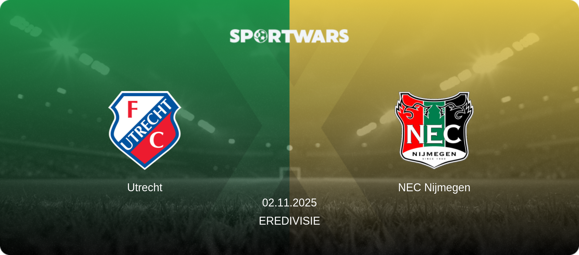 Utrecht — NEC Nijmegen, 02.11.2025 — Eredivisie (match preview)