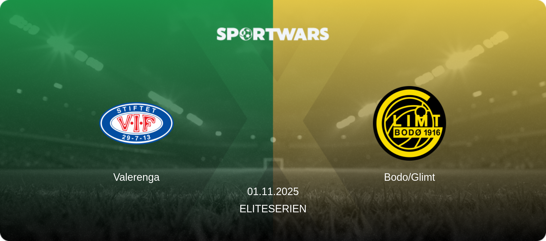 Valerenga — Bodo/Glimt, 01.11.2025 — Eliteserien (match preview)