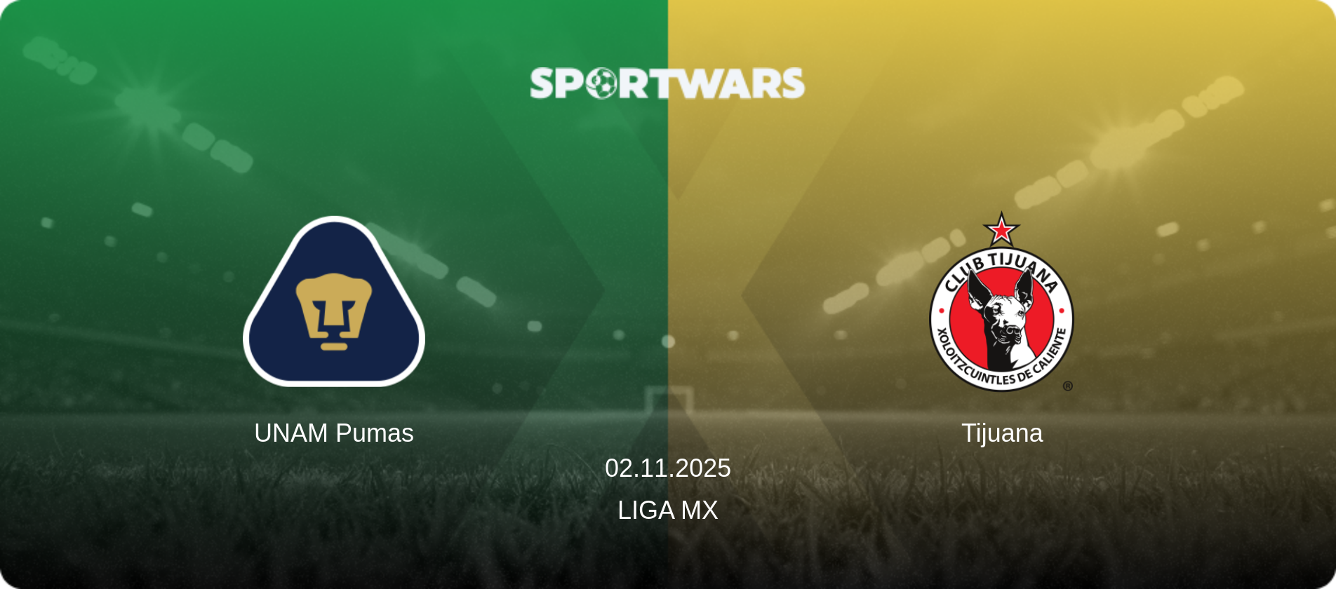 UNAM Pumas — Tijuana, 02.11.2025 — Liga MX (match preview)