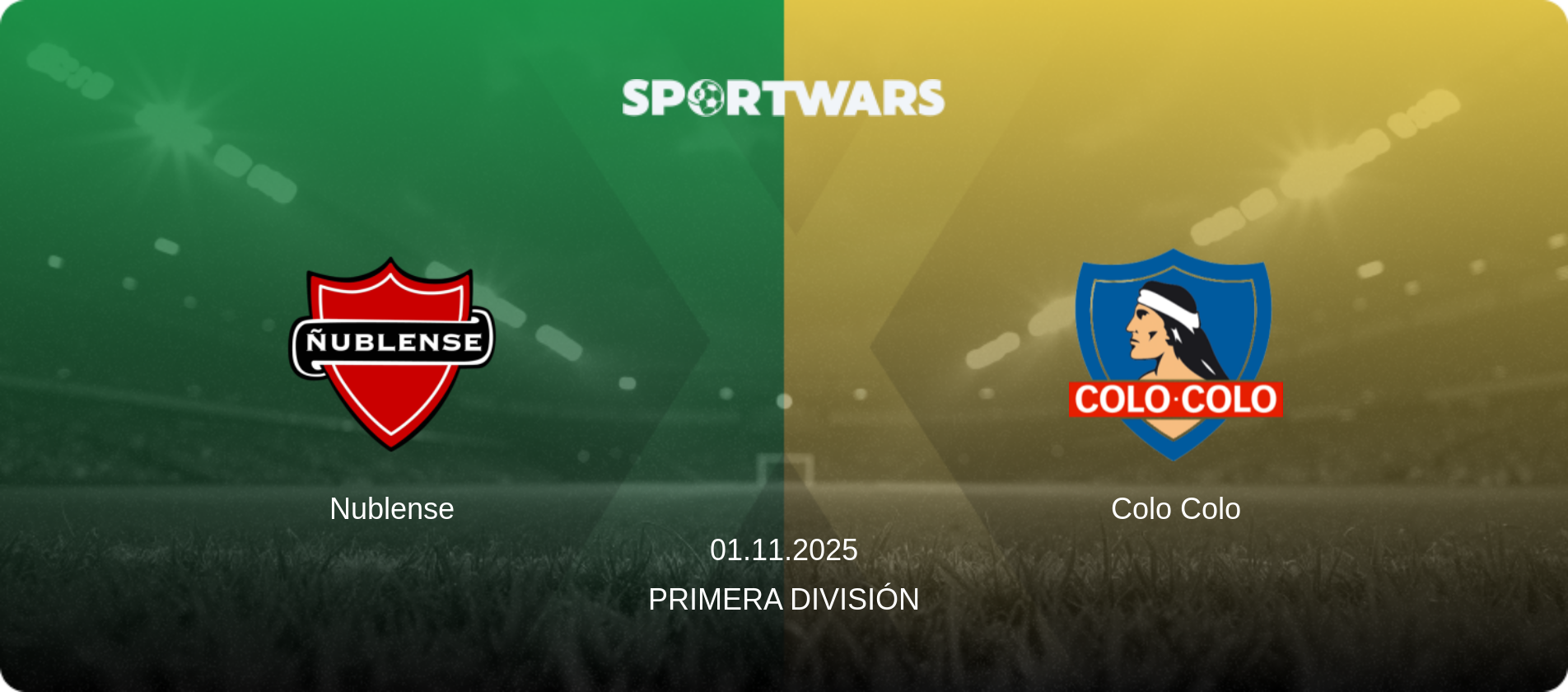 Nublense — Colo Colo, 01.11.2025 — Primera División (match preview)