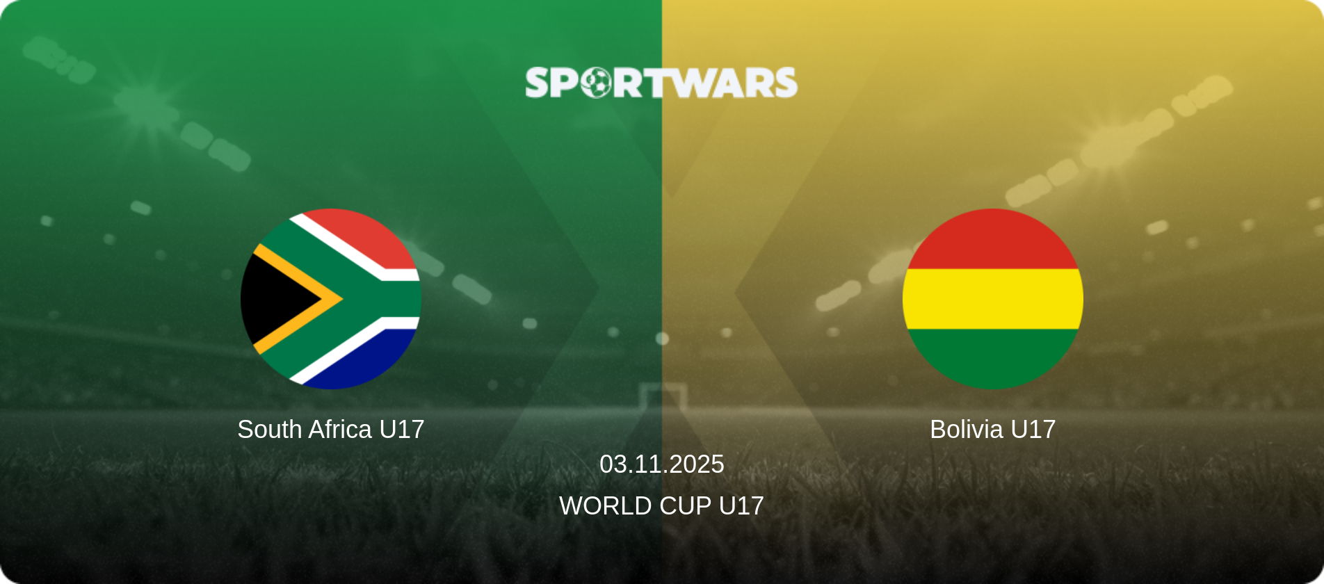 South Africa U17 — Bolivia U17, 03.11.2025 — World Cup U17 (match preview)