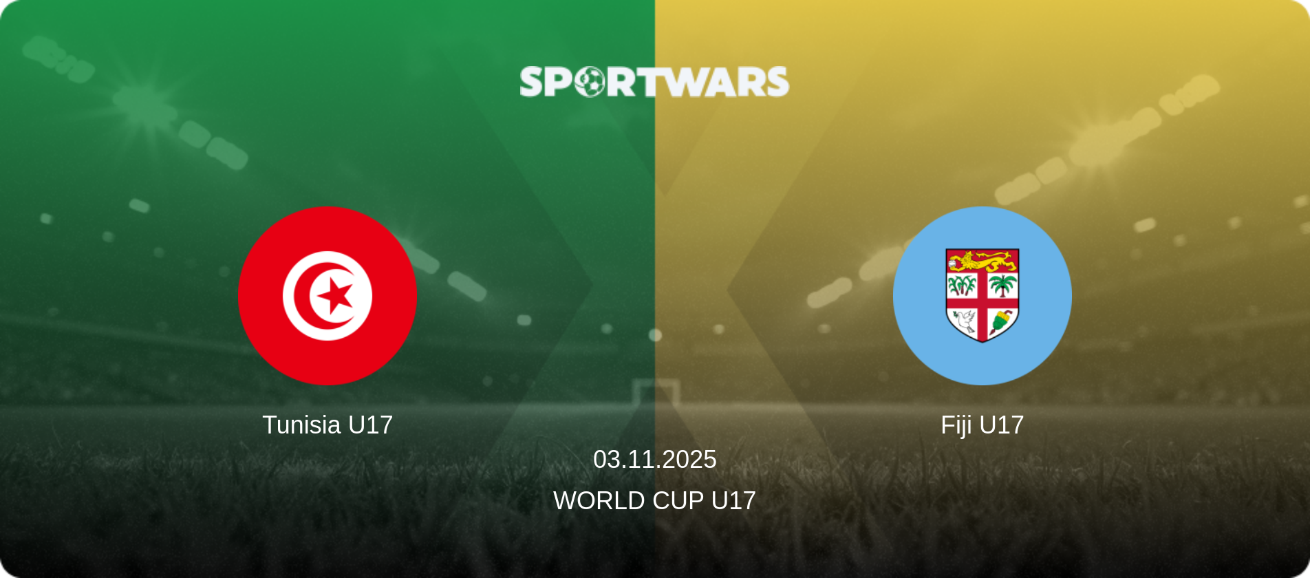 Tunisia U17 — Fiji U17, 03.11.2025 — World Cup U17 (match preview)