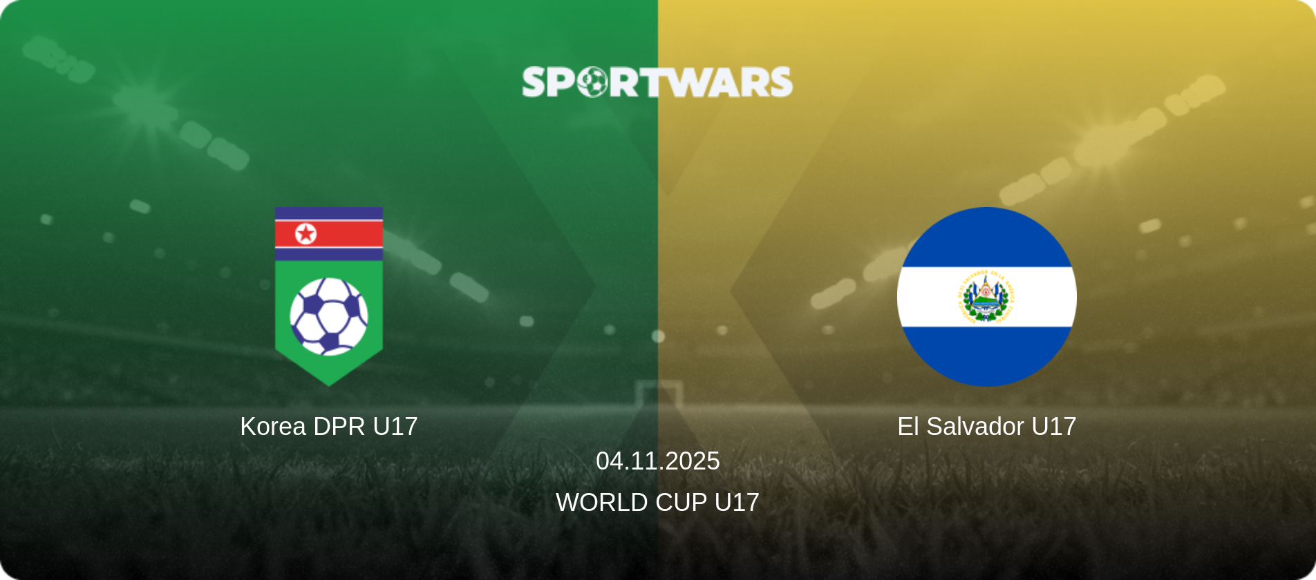 Korea DPR U17 — El Salvador U17, 04.11.2025 — World Cup U17 (match preview)