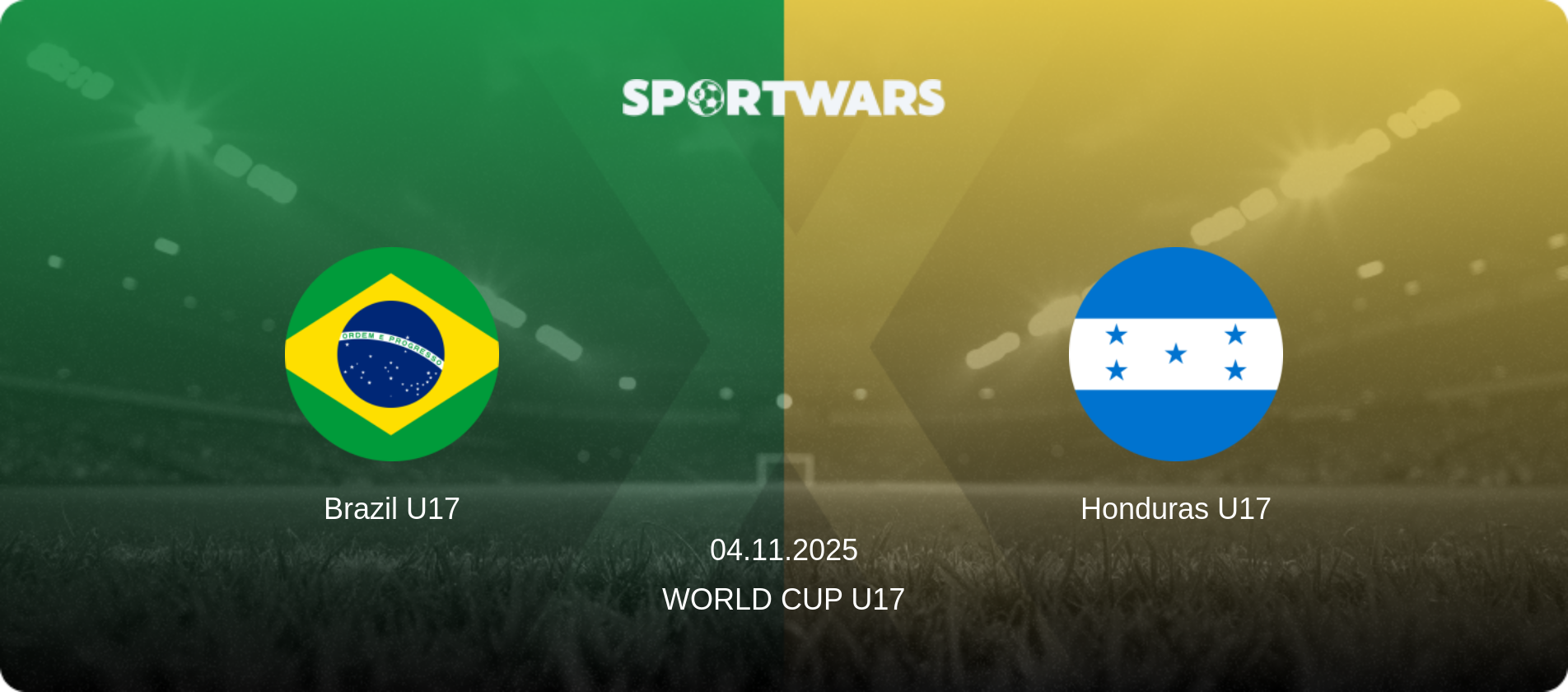 Brazil U17 — Honduras U17, 04.11.2025 — World Cup U17 (match preview)