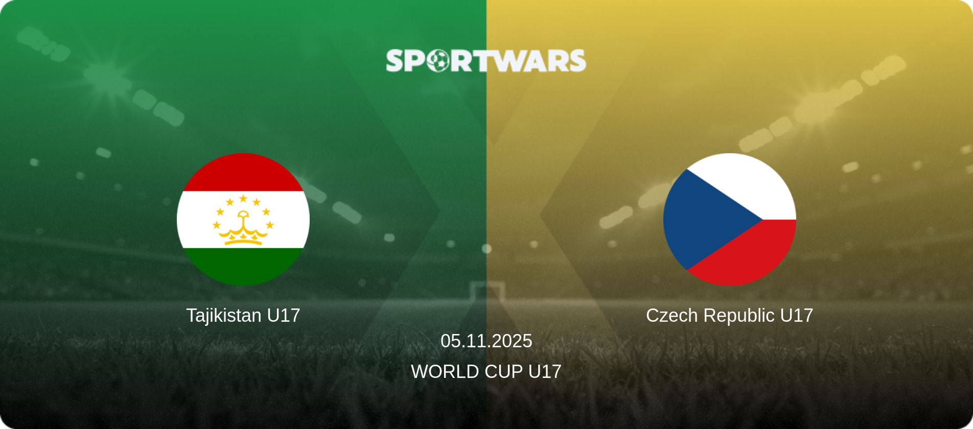 Tajikistan U17 — Czech Republic U17, 05.11.2025 — World Cup U17 (match preview)