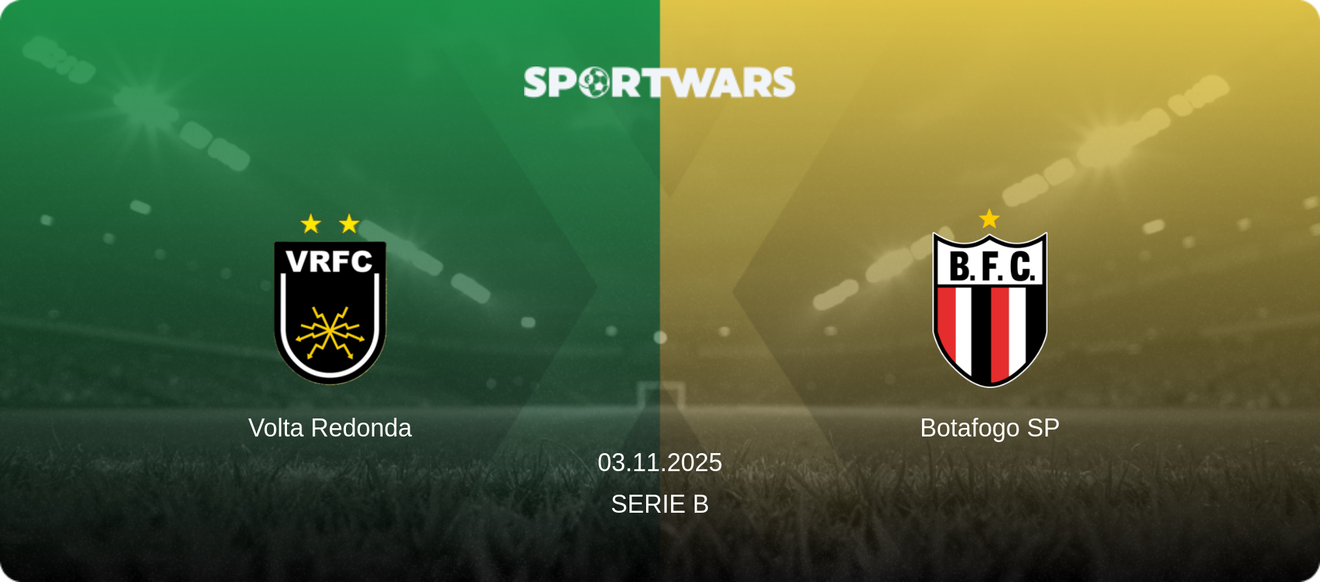 Volta Redonda — Botafogo SP, 03.11.2025 — Serie B (match preview)