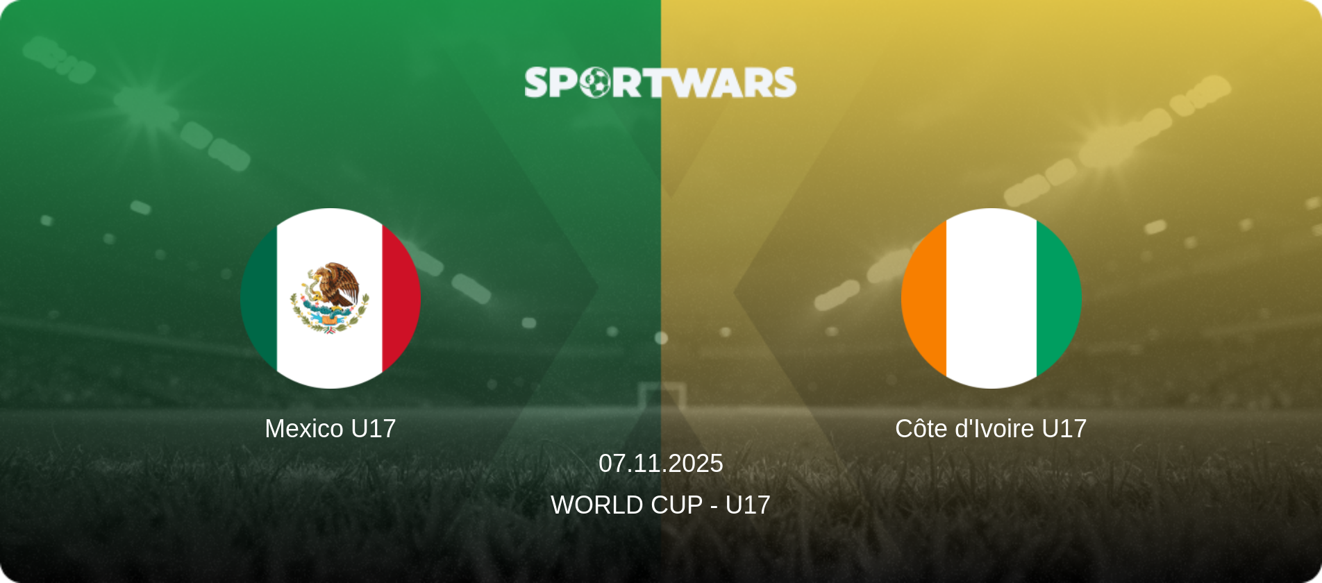 Mexico U17 — Côte d'Ivoire U17, 07.11.2025 — World Cup - U17 (match preview)