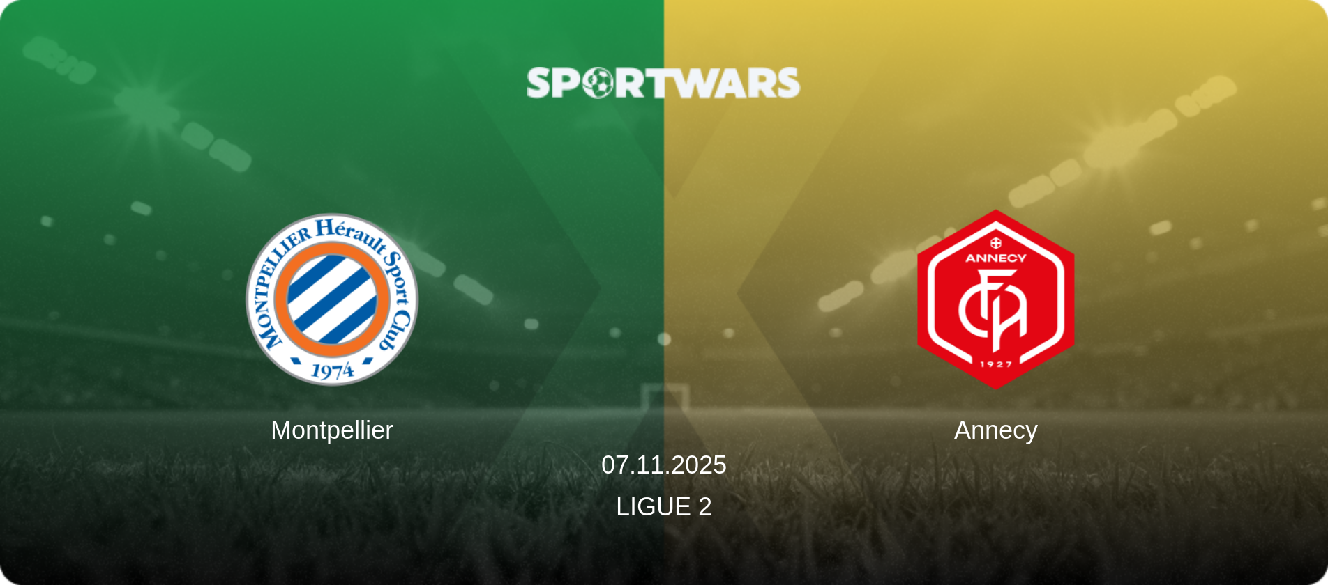 Montpellier — Annecy, 07.11.2025 — Ligue 2 (match preview)