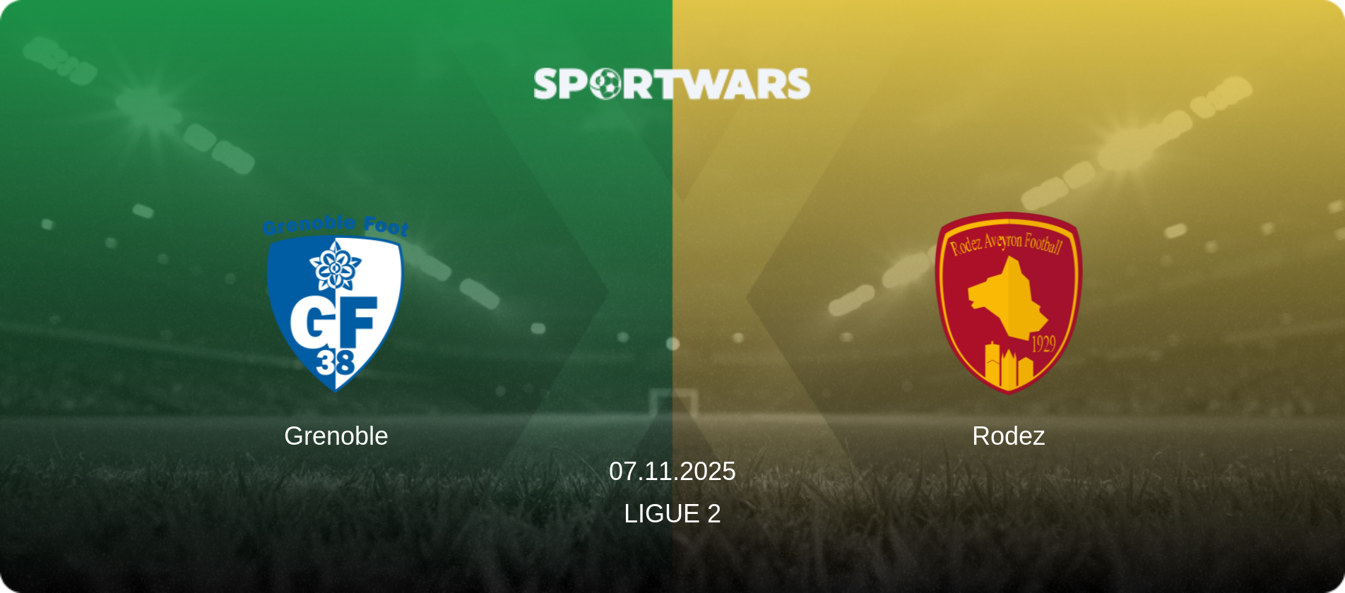 Grenoble — Rodez, 07.11.2025 — Ligue 2 (match preview)