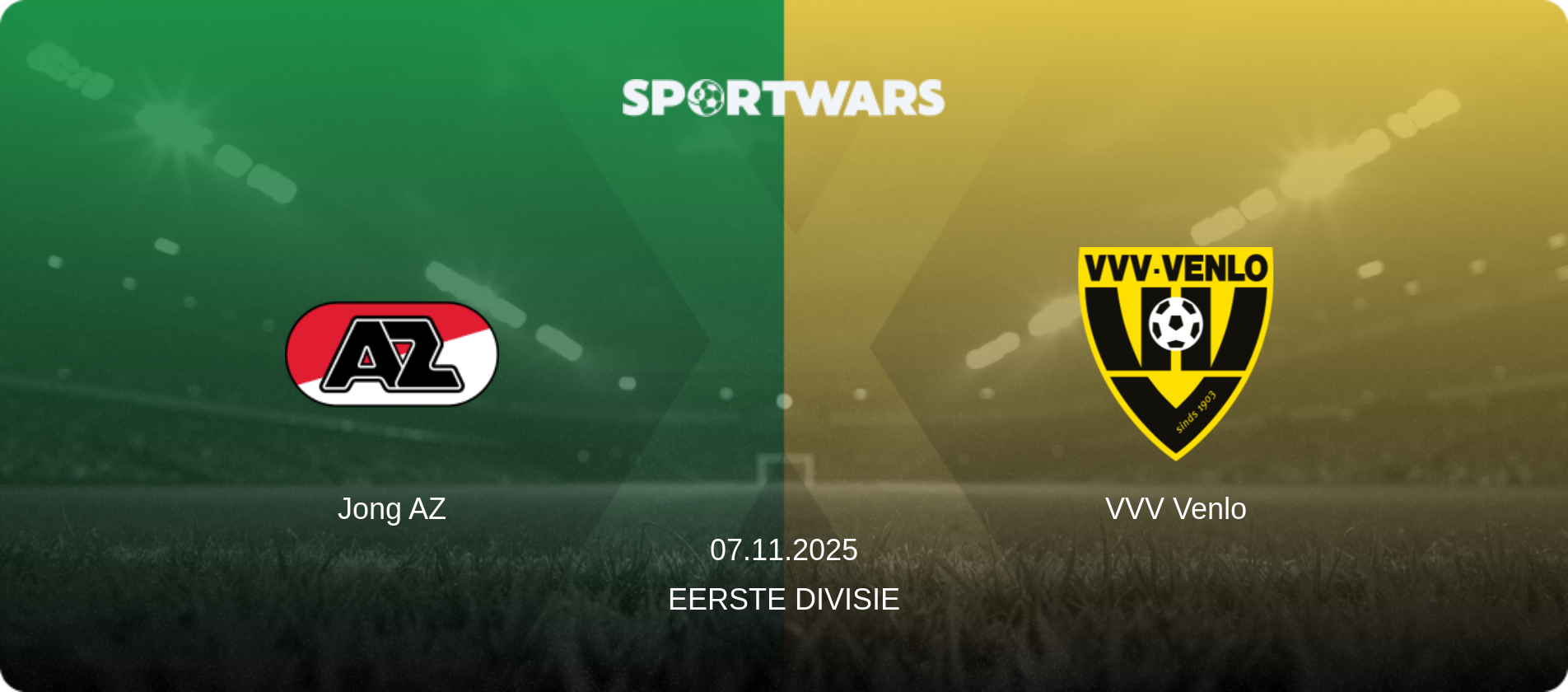 Jong AZ — VVV Venlo, 07.11.2025 — Eerste Divisie (match preview)