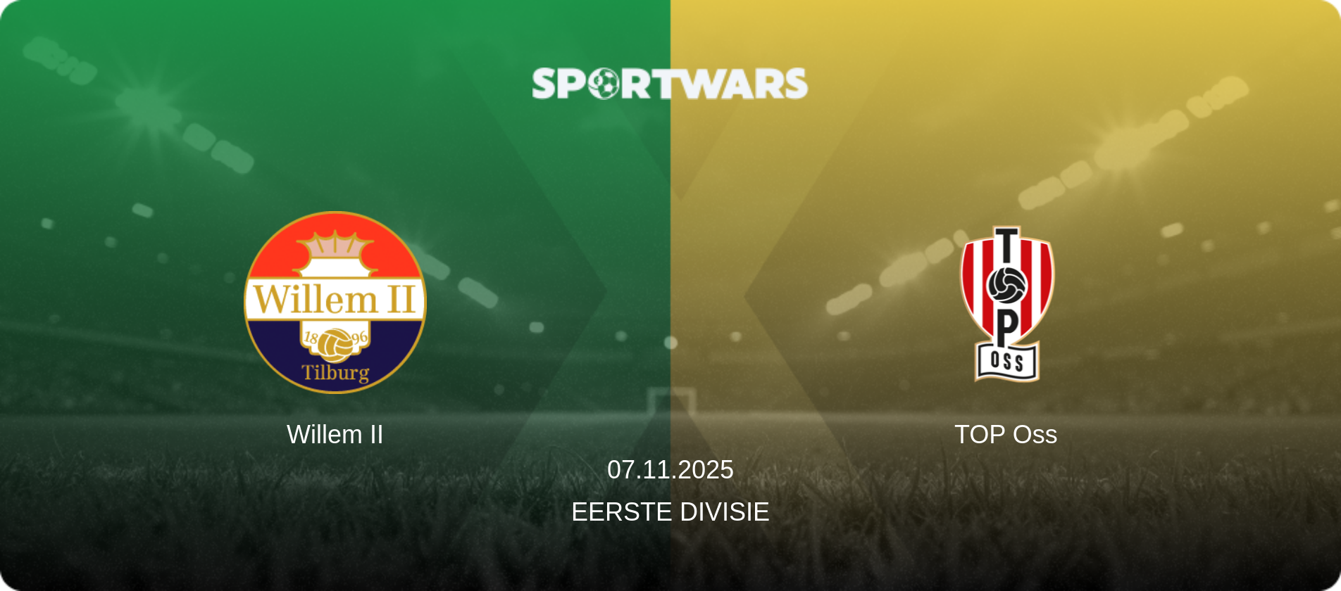 Willem II — TOP Oss, 07.11.2025 — Eerste Divisie (match preview)