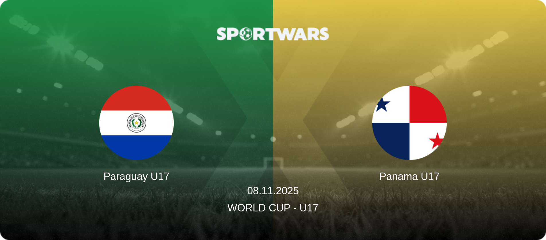 Paraguay U17 — Panama U17, 08.11.2025 — World Cup - U17 (match preview)