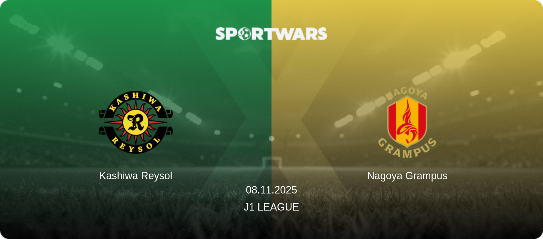 Kashiwa Reysol — Nagoya Grampus, 08.11.2025 — J1 League (match preview)