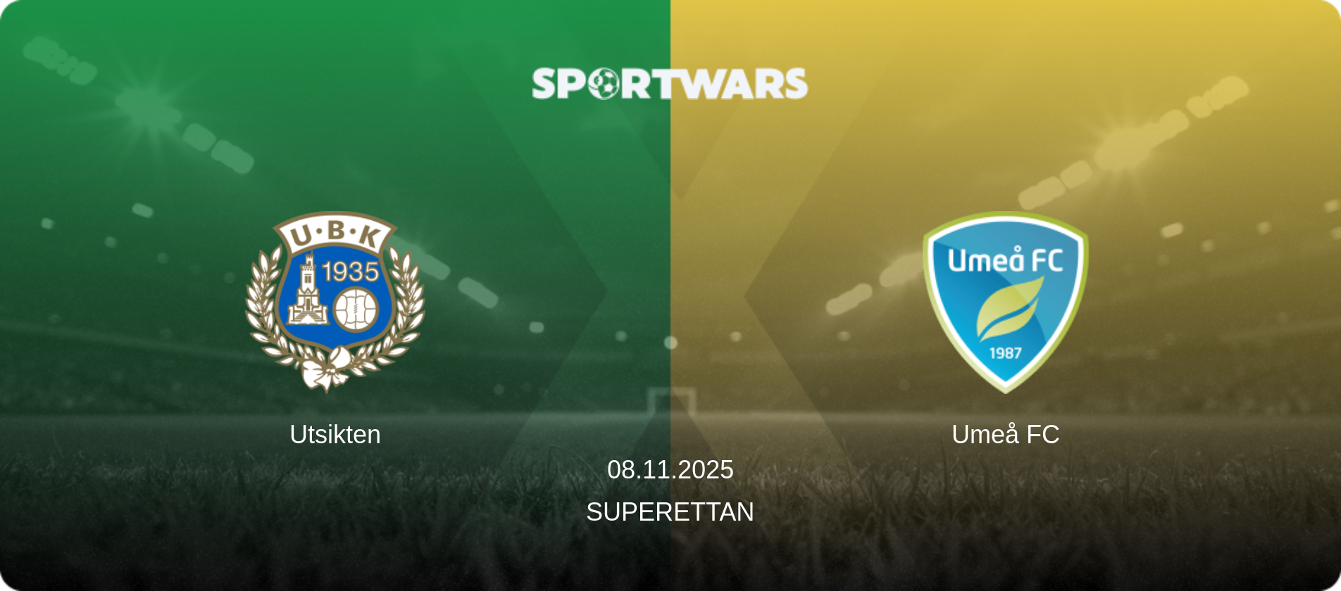 Utsikten — Umeå FC, 08.11.2025 — Superettan (match preview)