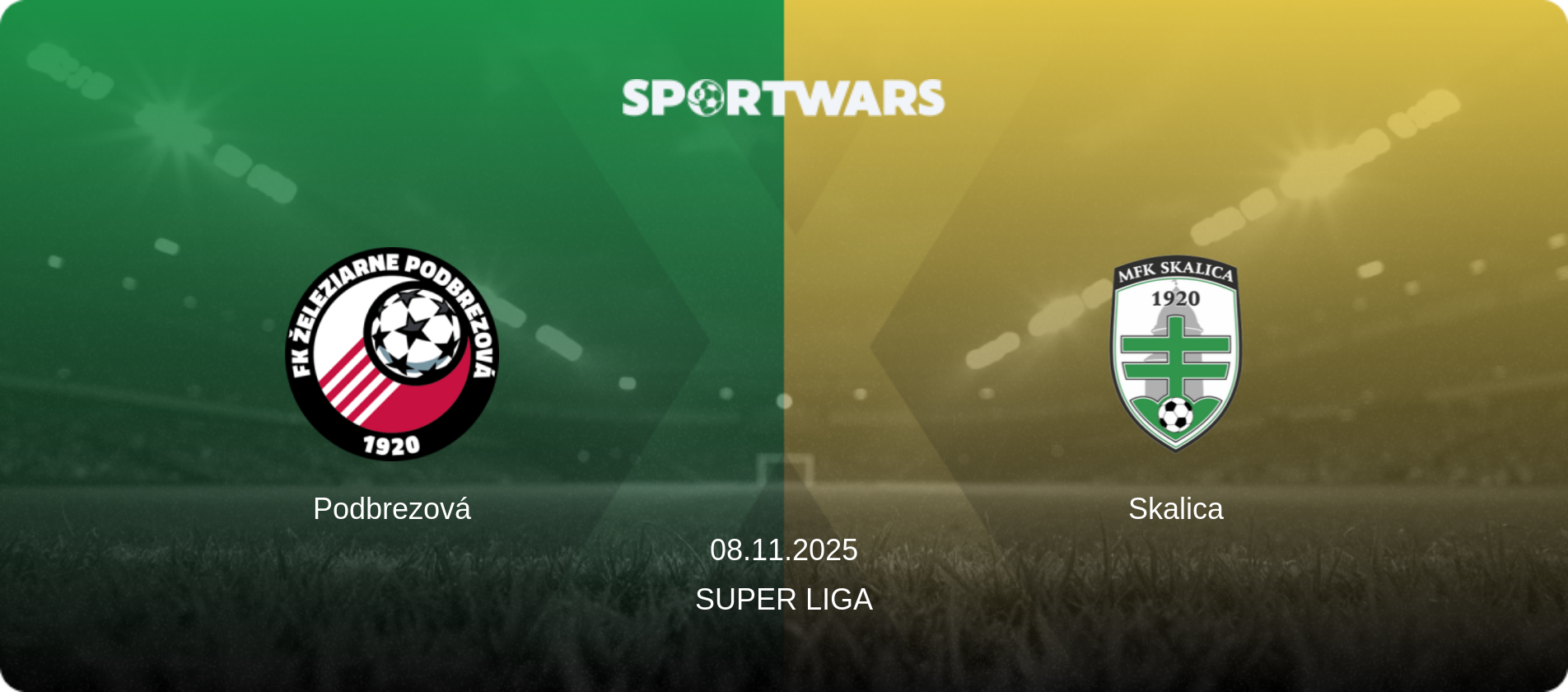 Podbrezová — Skalica, 08.11.2025 — Super Liga (match preview)