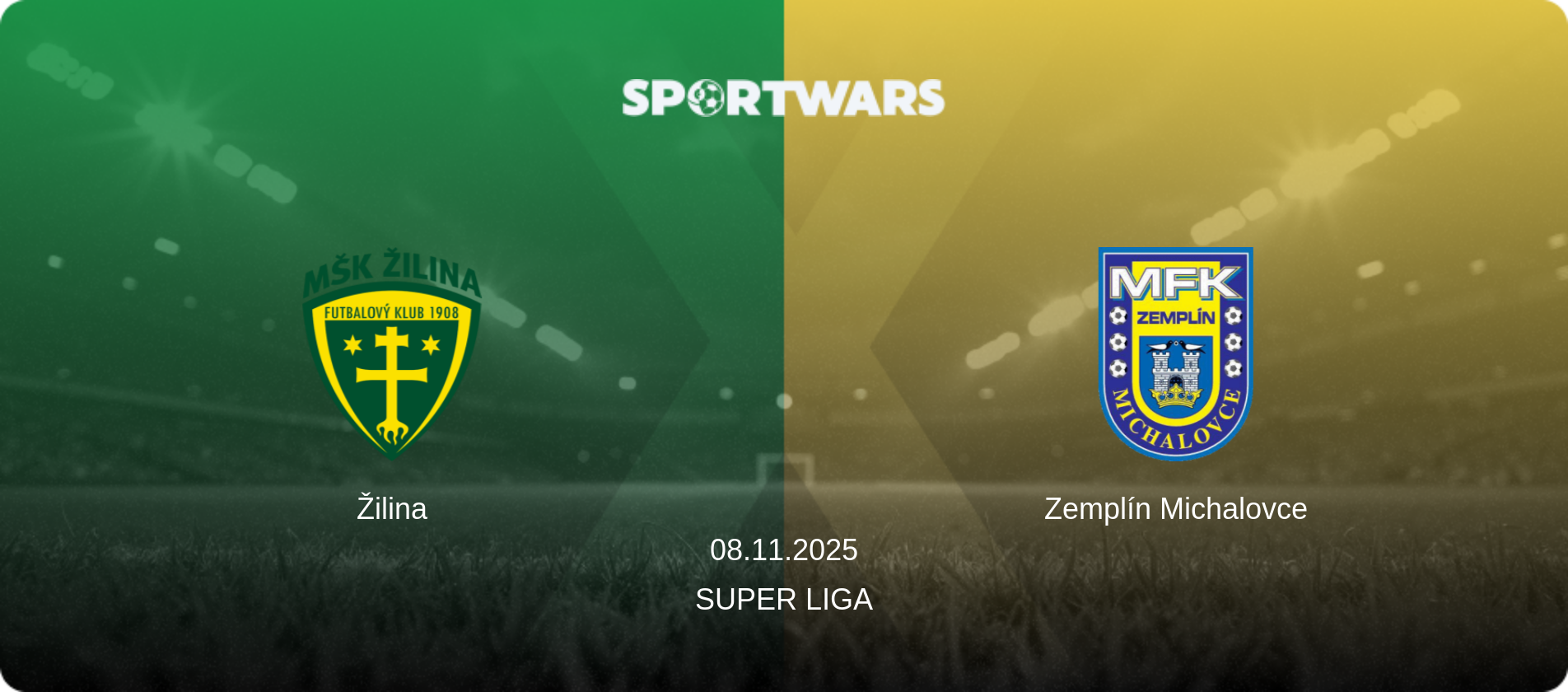 Žilina — Zemplín Michalovce, 08.11.2025 — Super Liga (match preview)