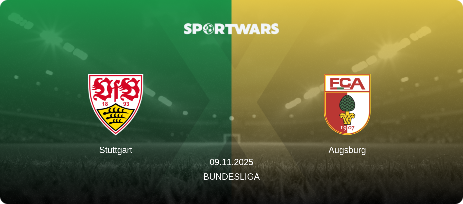 Stuttgart — Augsburg, 09.11.2025 — Bundesliga (match preview)