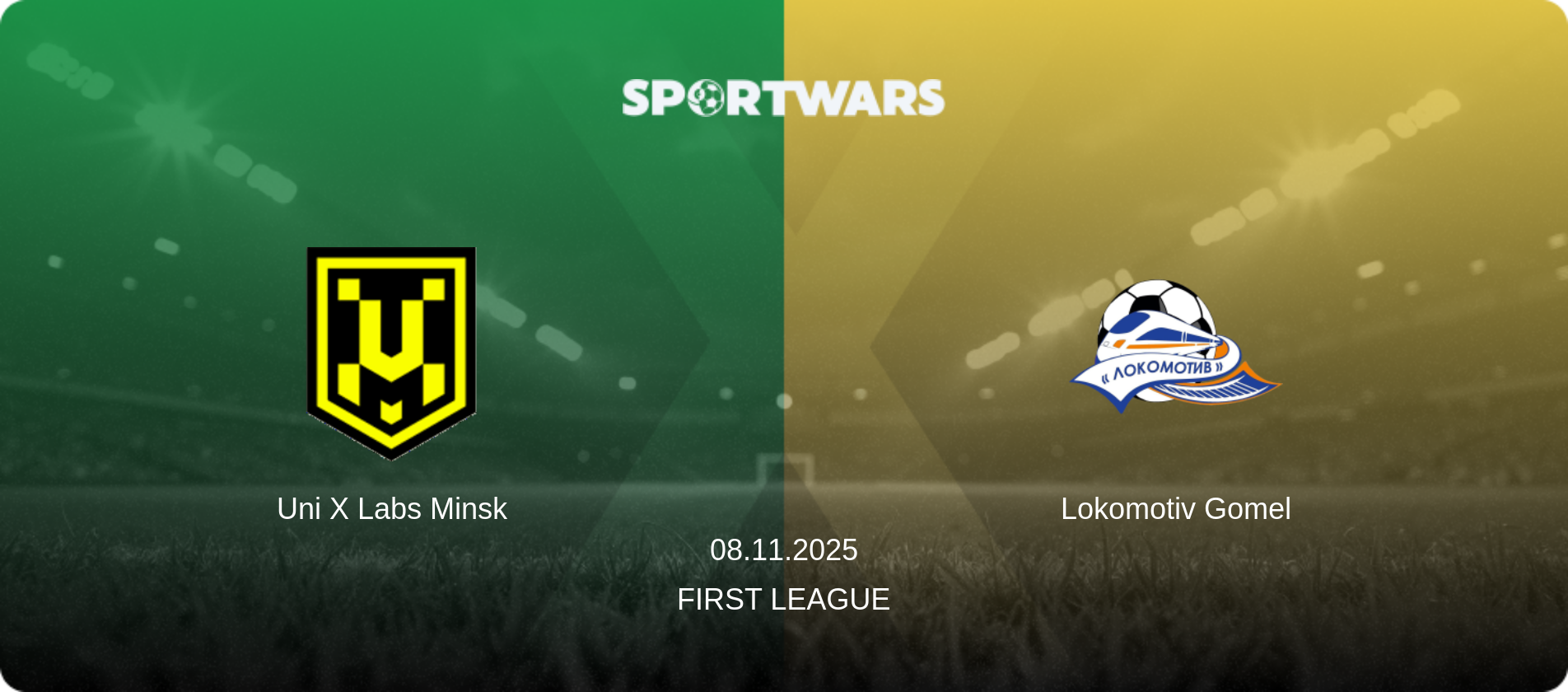 Uni X Labs Minsk — Lokomotiv Gomel, 08.11.2025 — First League (match preview)