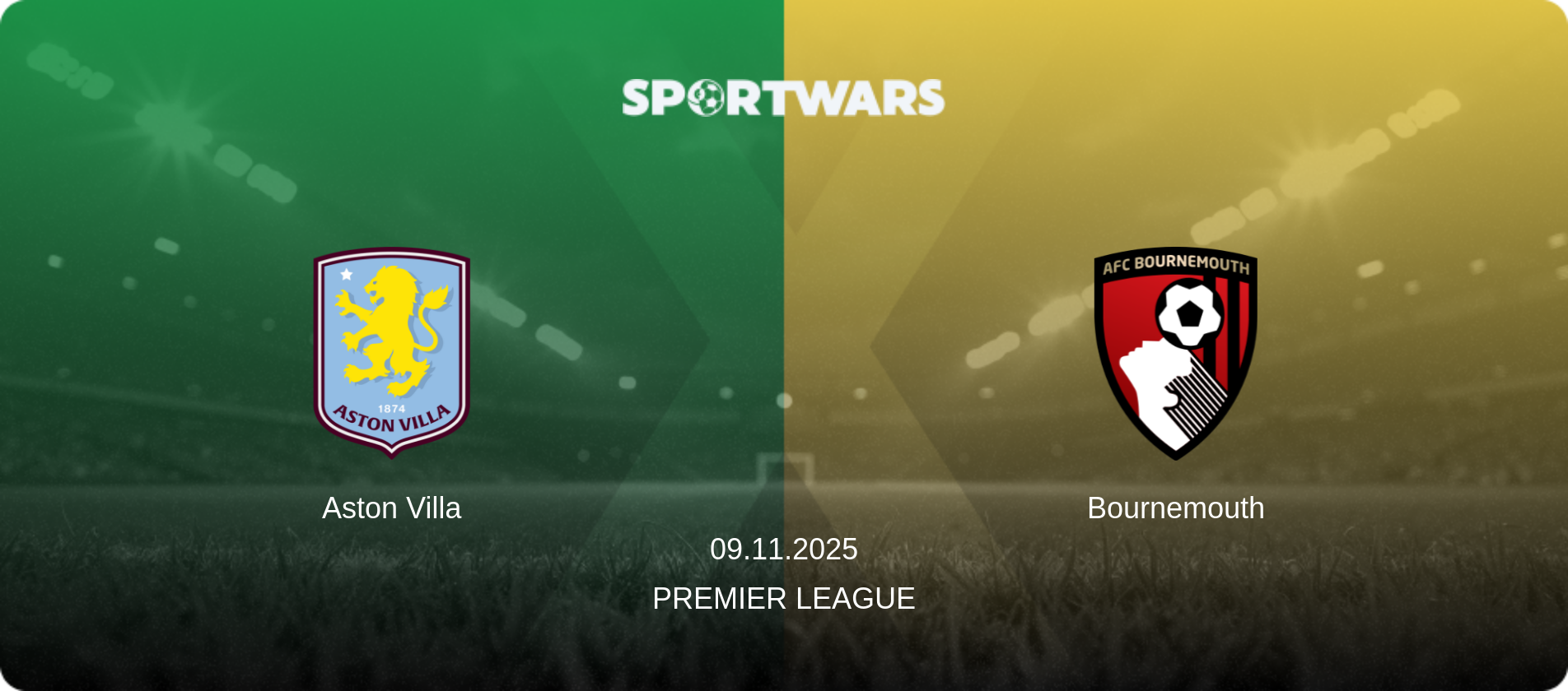 Aston Villa — Bournemouth, 09.11.2025 — Premier League (match preview)