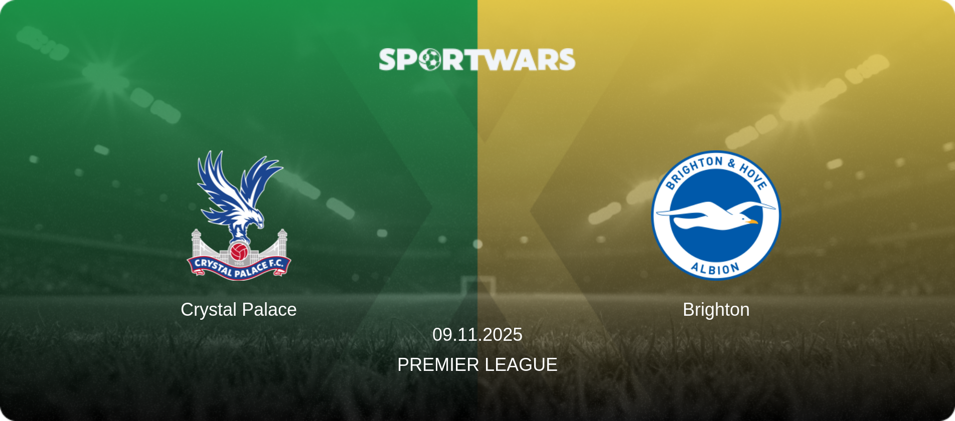 Crystal Palace — Brighton, 09.11.2025 — Premier League (match preview)