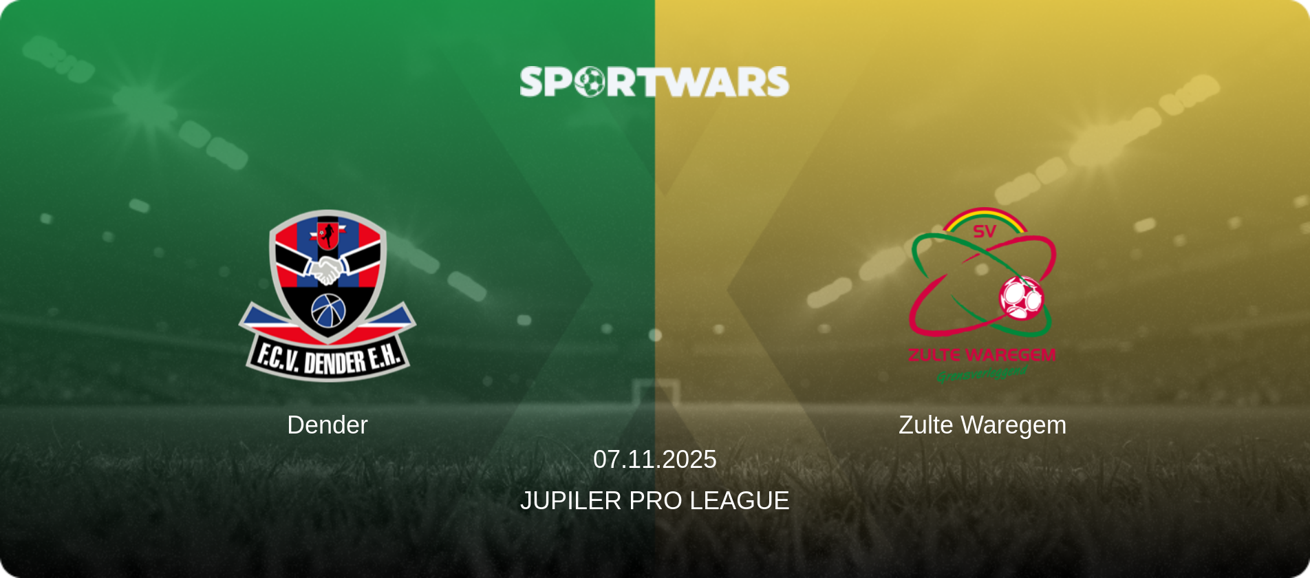 Dender — Zulte Waregem, 07.11.2025 — Jupiler Pro League (match preview)
