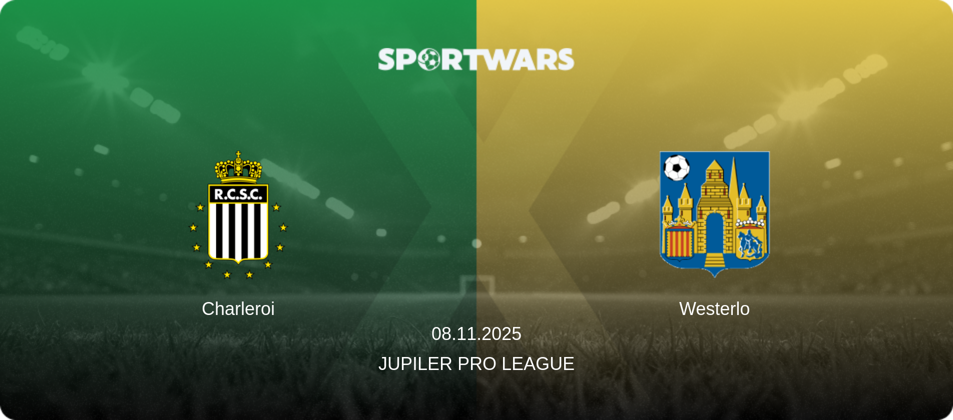 Charleroi — Westerlo, 08.11.2025 — Jupiler Pro League (match preview)