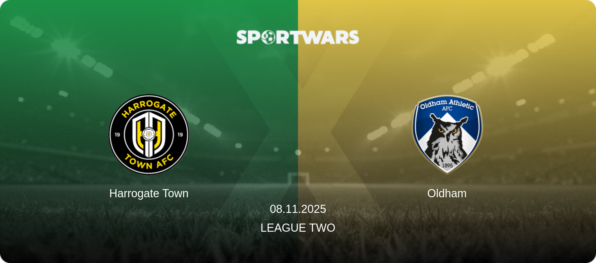 Harrogate Town — Oldham, 08.11.2025 — League Two (match preview)