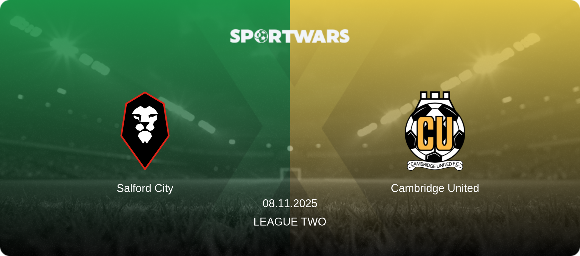 Salford City — Cambridge United, 08.11.2025 — League Two (match preview)