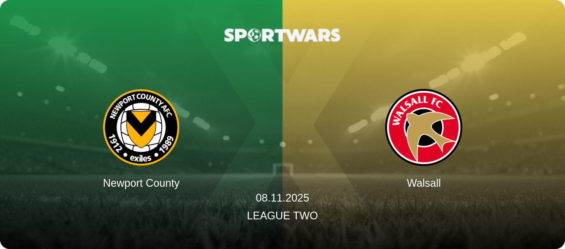 Newport County — Walsall, 08.11.2025 — League Two (match preview)
