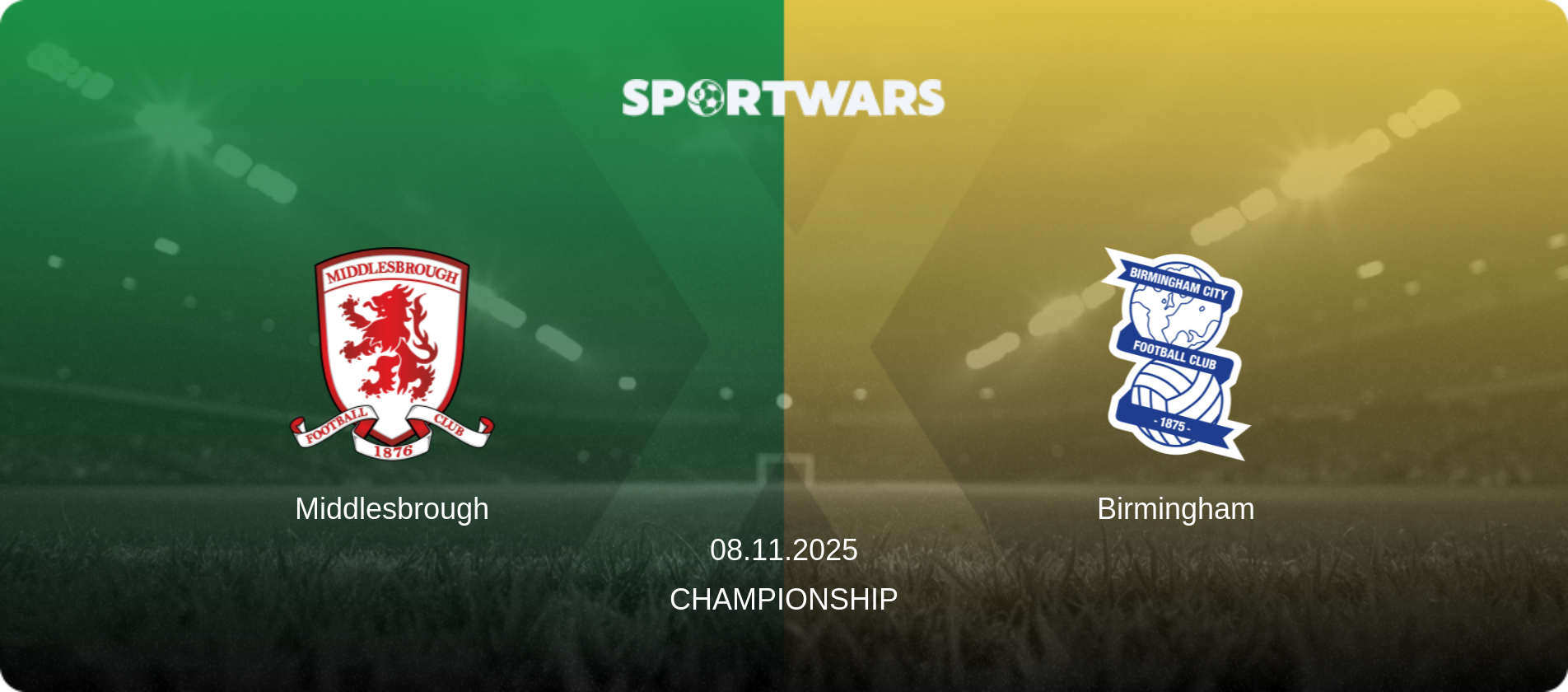 Middlesbrough — Birmingham, 08.11.2025 — Championship (match preview)