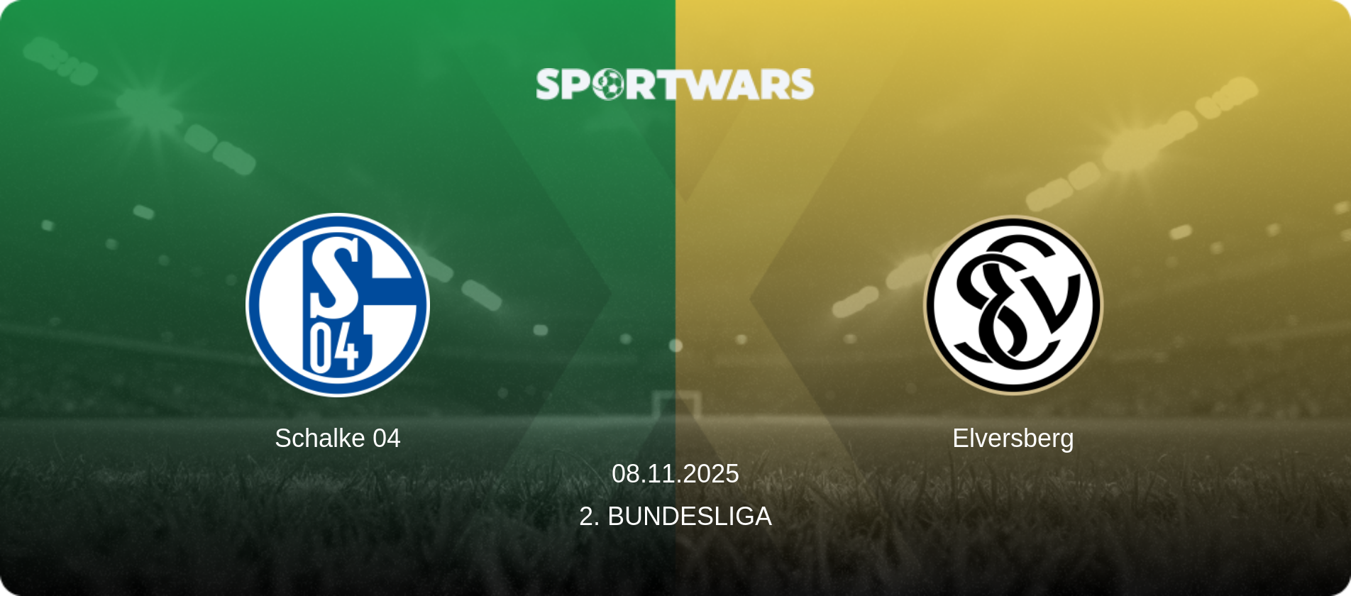 Schalke 04 — Elversberg, 08.11.2025 — 2. Bundesliga (match preview)