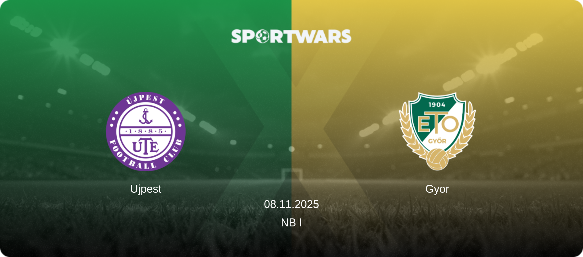 Ujpest — Gyor, 08.11.2025 — NB I (match preview)